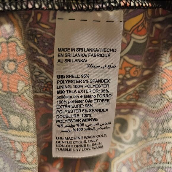 CHICO'S Tile-Print Maxi Dress Maxi Dress - Size 3 (Fits 16/18) - Picture 10 of 10